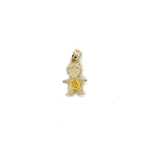 Load image into Gallery viewer, 10k Gold Boy BirthStone Pendant