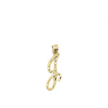 Load image into Gallery viewer, 10k Gold Cursive Letter Pendant