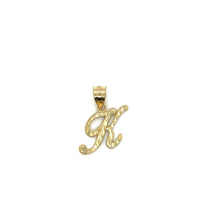 Load image into Gallery viewer, 10k Gold Cursive Letter Pendant
