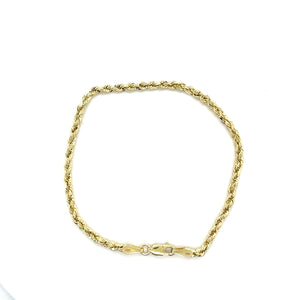 10k Gold Rope Bracelet