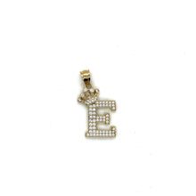 Load image into Gallery viewer, 10k Gold Crown Letter Pendant