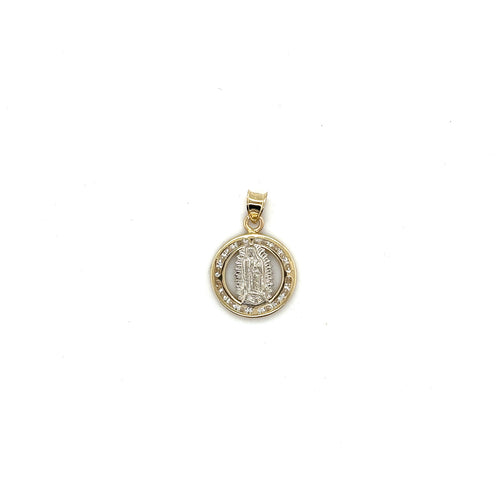 10k Gold Our Lady of Guadalupe Pendant