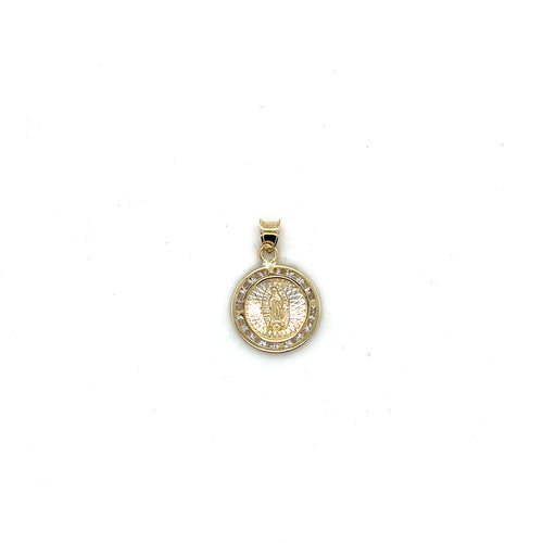 10k Gold Our Lady of Guadalupe Pendant