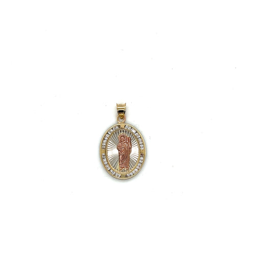 10k Gold Saint Jude Pendant