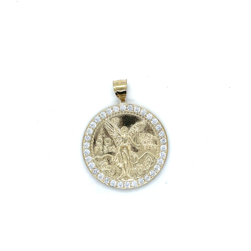 10k Gold Coin Pendant