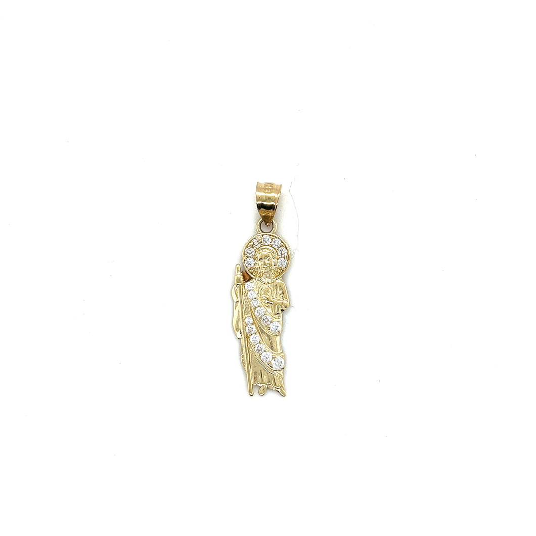 10k Gold Saint Jude Pendant