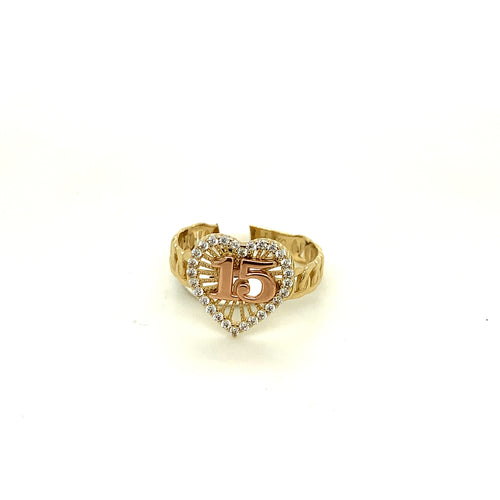 14K Gold Heart 