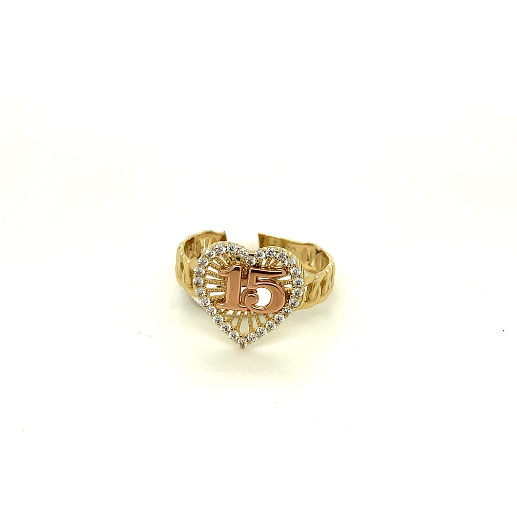 14K Gold Heart 
