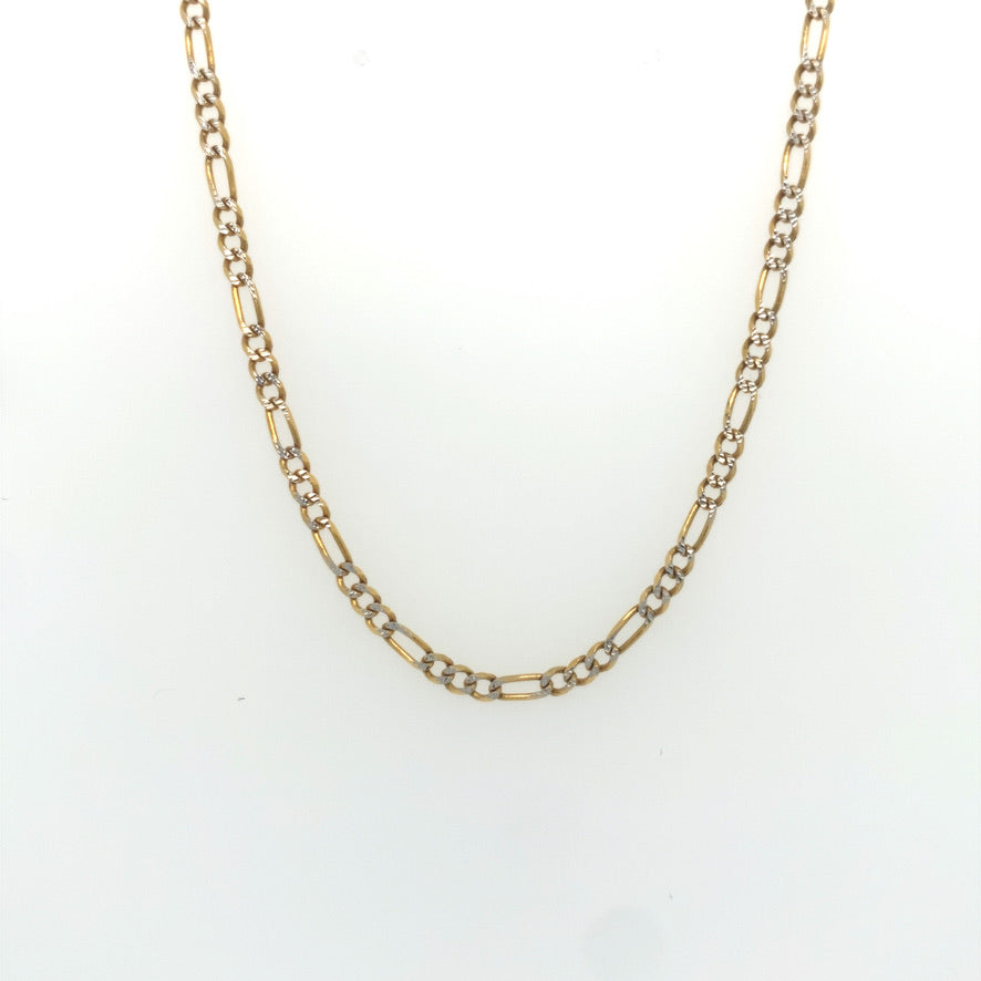 14k Gold Figaro Link Chain