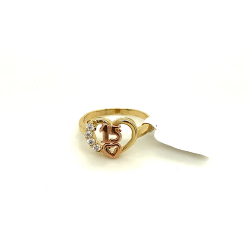 14K Gold Heart 