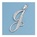 Load image into Gallery viewer, CZ INITIAL PENDANTS