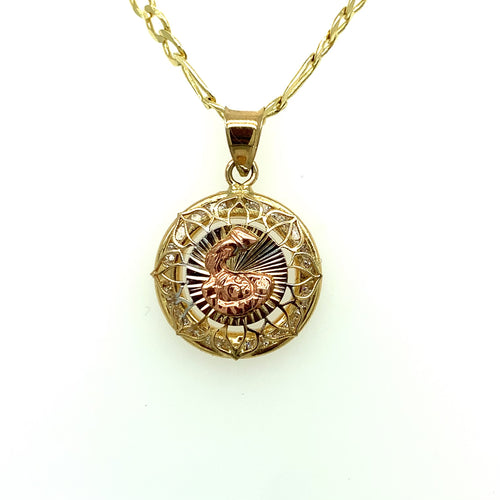 10K Gold Baptism Pendant