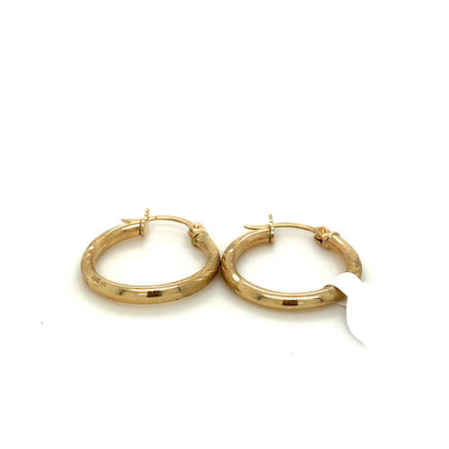 10K Dimond cut hoops