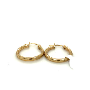 10K Dimond cut hoops