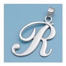 SILVER INITIAL PENDANT