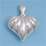 Silver Locket pendant- Heart