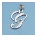 SILVER INITIAL PENDANT