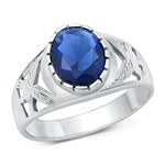 Sterling Silver Cz Ring
