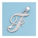 CZ INITIAL PENDANTS