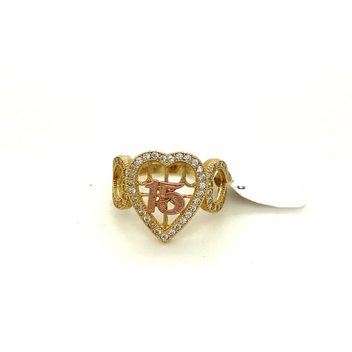 14K Gold Heart 
