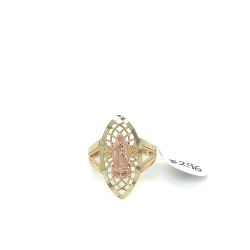 14K Gold Our Lady of Guadalupe Ring