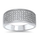 Sterling Silver Cz Ring