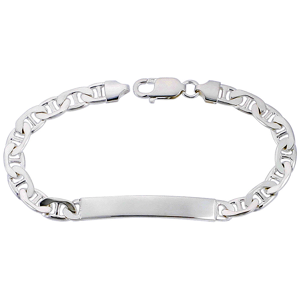 Sterling Silver ID Mariner Bracelet