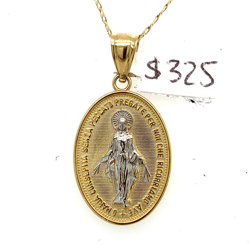 14K Milagrosa virgin