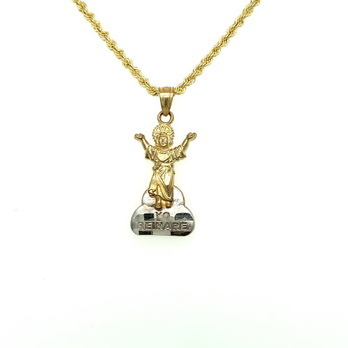 10K Gold Baby Jesus Pendant