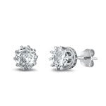 Silver CZ Earrings