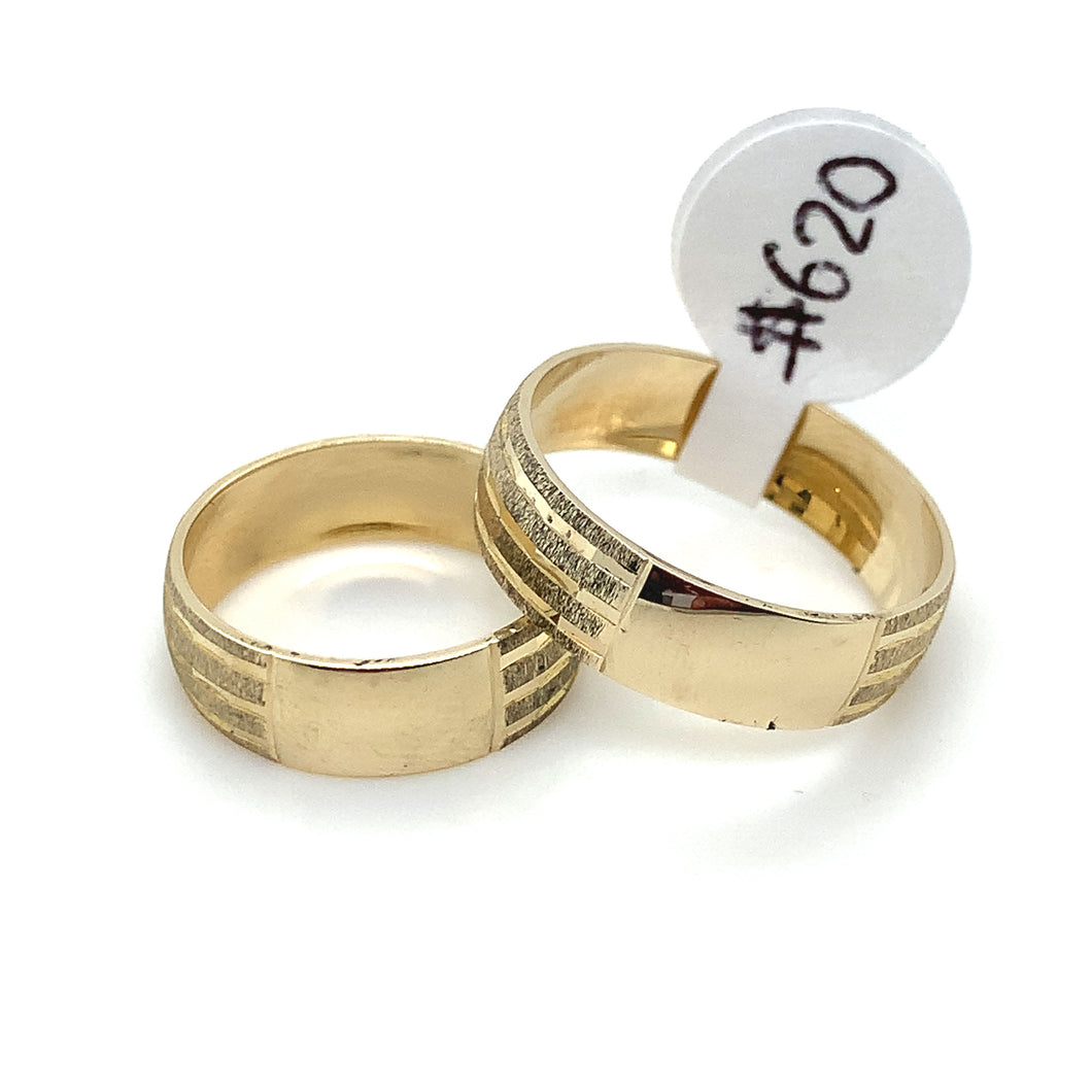14K Gold Wedding Band Rings