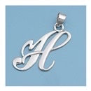 Load image into Gallery viewer, SILVER INITIAL PENDANT