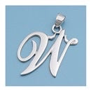 SILVER INITIAL PENDANT