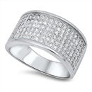 Sterling Silver Cz Ring