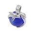 Sterling Silver Blue Stone Pendant