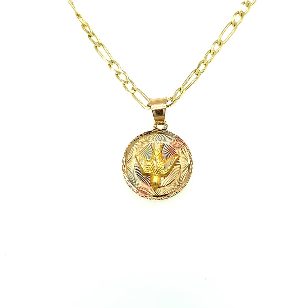 10K Gold Holy Spirit Pendant