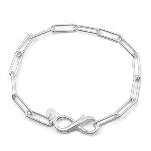 Sterling Silver Infinity Bracelet