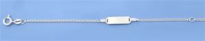Sterling Silver ID Bracelet