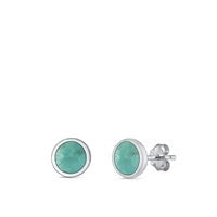 Silver Stone Earring