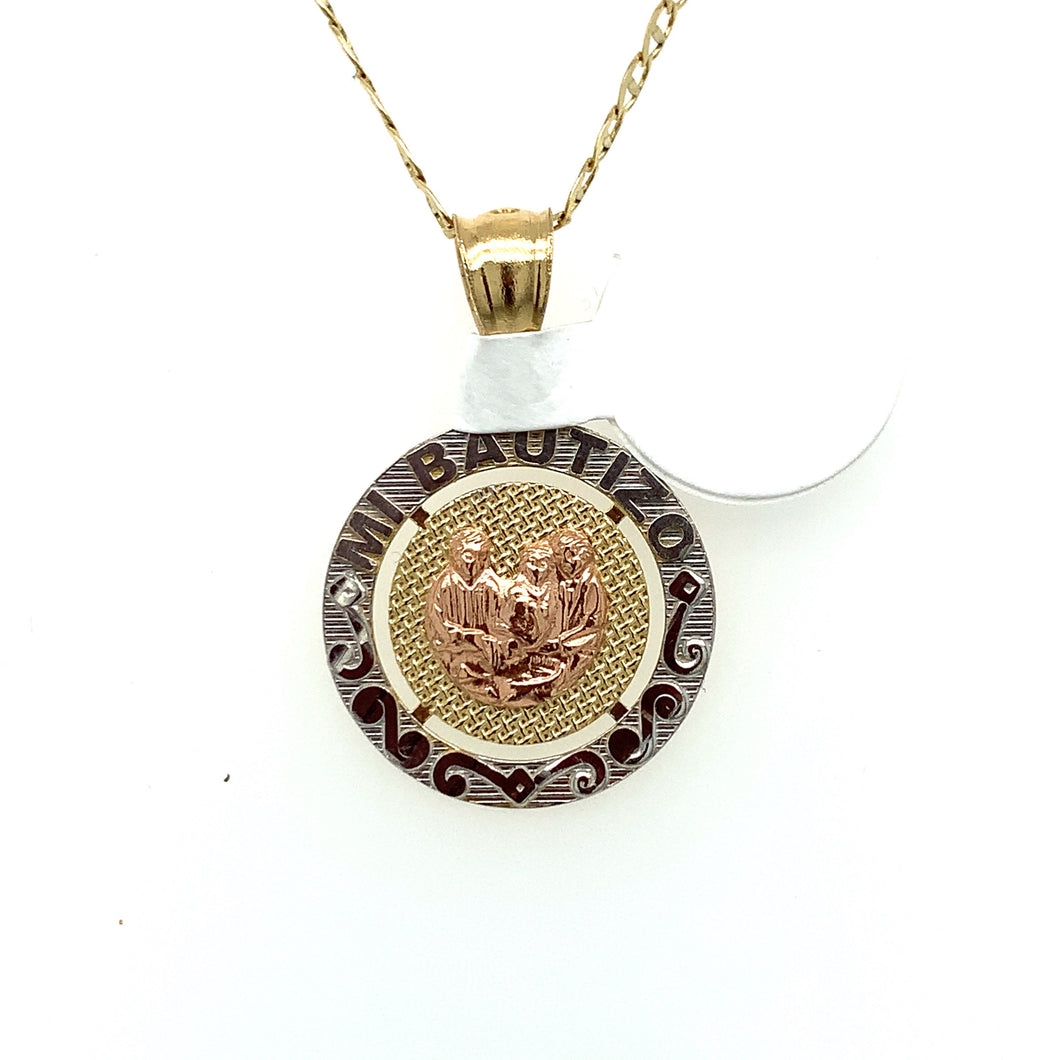 14K Gold My Baptism Pendant