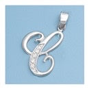CZ INITIAL PENDANTS