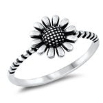 Silver Ring - Sunflower