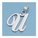 SILVER INITIAL PENDANT