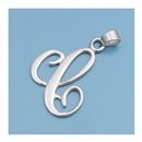 SILVER INITIAL PENDANT