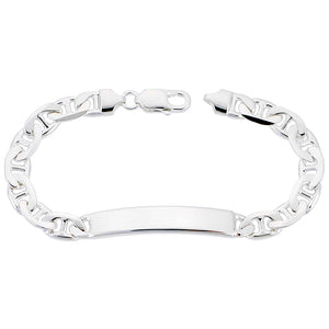 Sterling Silver ID 5MM Mariner Bracelet