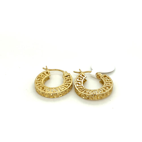 10K Gold Puzzle Earrings