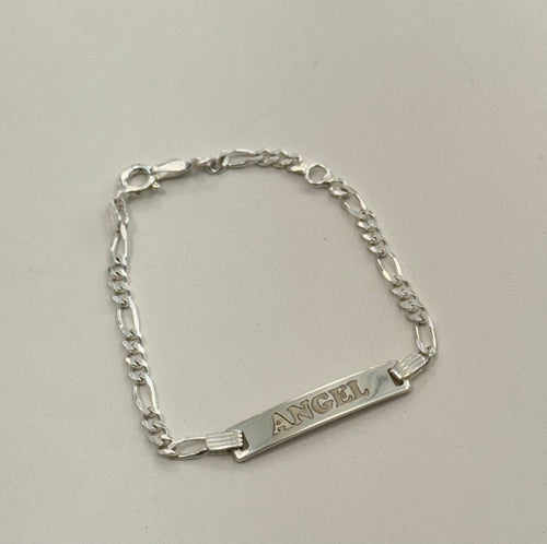 Sterling Silver Childrens ID Bracelet