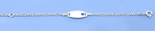 Load image into Gallery viewer, Sterling Silver Childrens Heart ID Bracelet