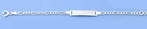 Sterling Silver Childrens ID Bracelet