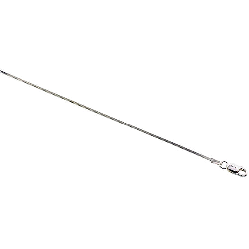 Sterling Silver Square Snake Chain Bracelets thin 1mm Nickel Free Italy